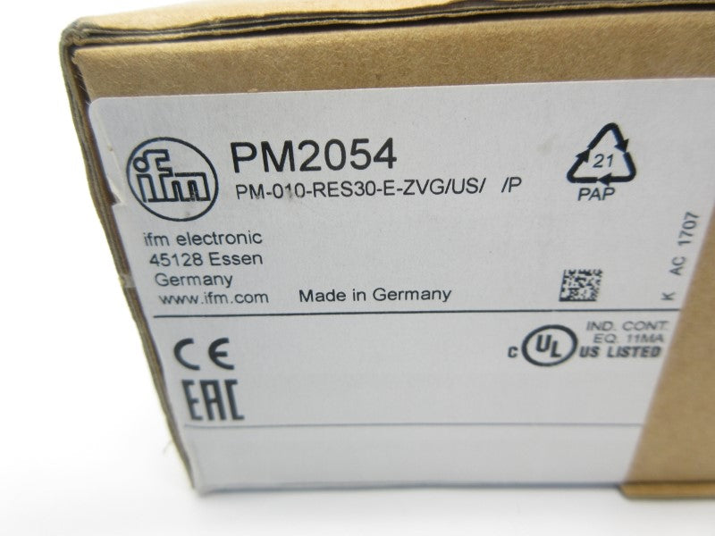 IFM EFECTOR PM2054 PM-010-RES30-E-ZVG/US/P 14-30VDC NSMP