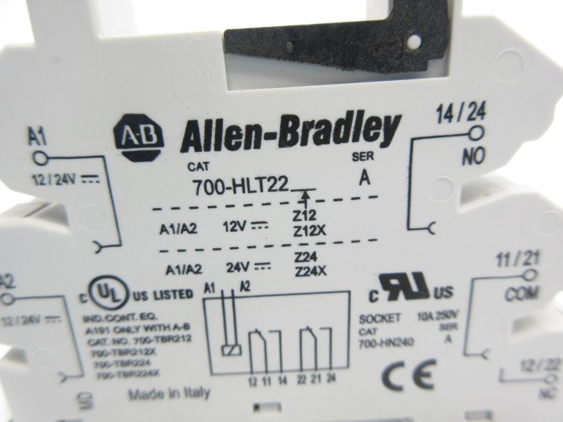 ALLEN BRADLEY 700-HLT22 SER. A 12/24V NSNP