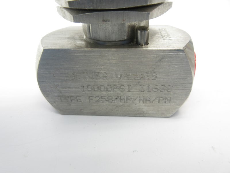 OLIVER VALVES F25S/HP/NA/PM 10000PSI NSNP
