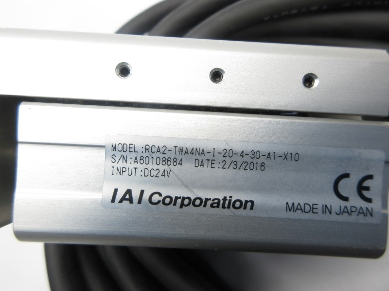 IAI RCA2-TWA4NA-I-20-4-30-A1-X10 24VDC NSNP