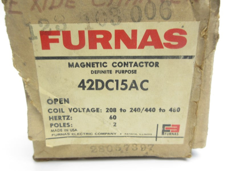 FURNAS 42DC15AC 208-240V/440-480V NSMP