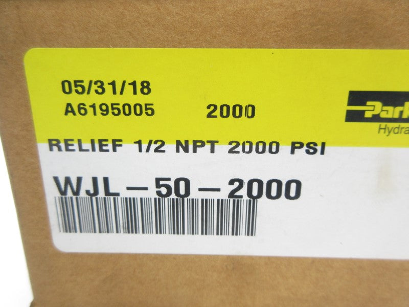 PARKER WJL-50-2000 2000PSI 1/2" NSMP