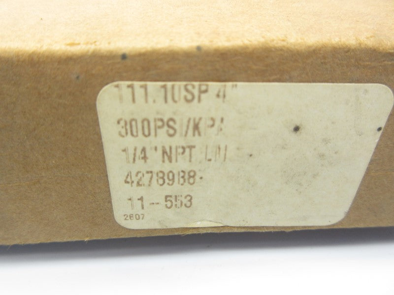 SPRINKLER 42789B8 0-300PSI 4" NSMP