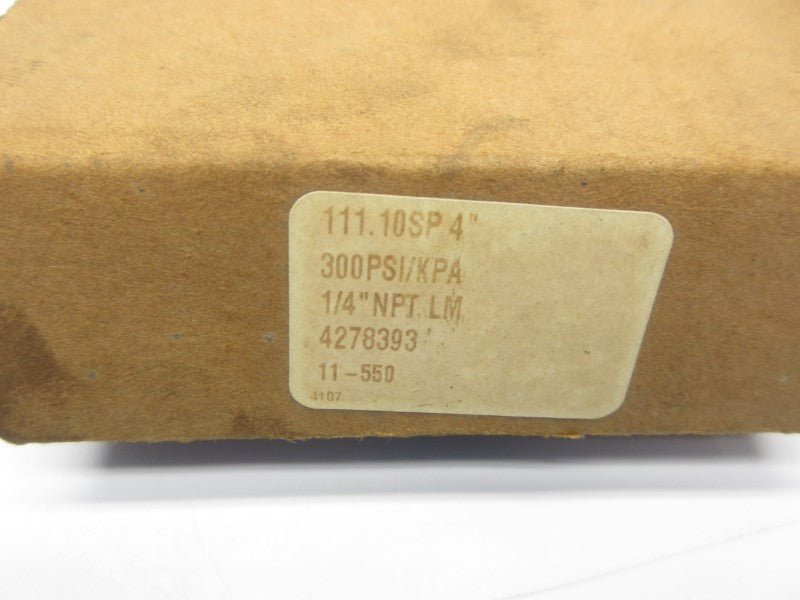 SPRINKLER 4278393 0-300PSI 4" NSMP