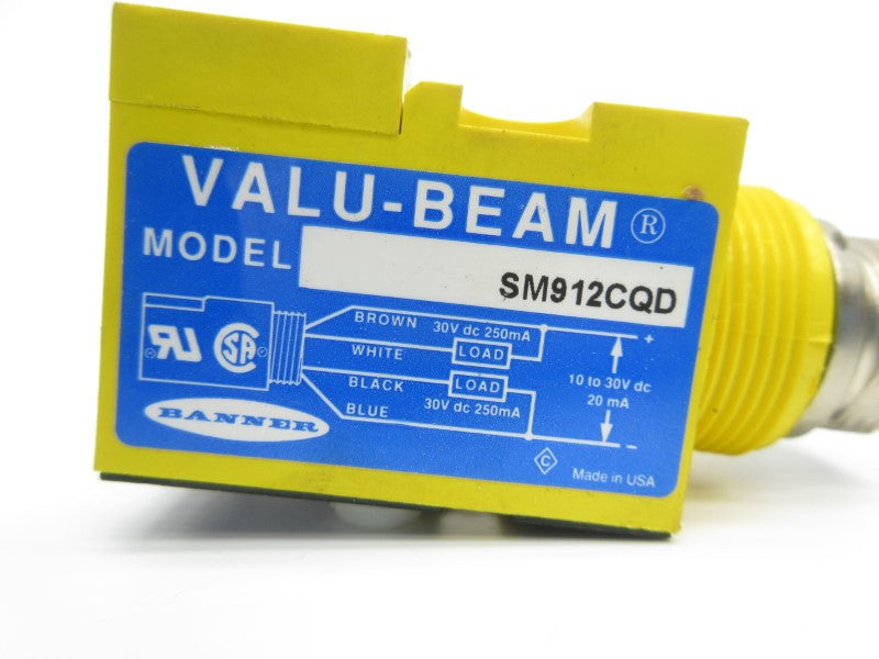 BANNER ENGINEERING SM912CQD 10-30VDC NSNP