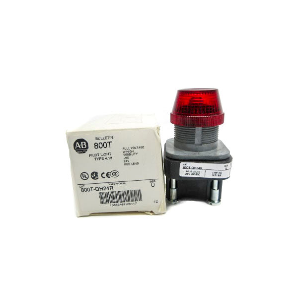 ALLEN BRADLEY 800T-QH24R SER. U 24VAC/DC (WH) NSMP