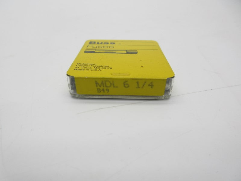 BUSSMANN MDL6-1/4 1/4A (PKG OF 5) NSFS