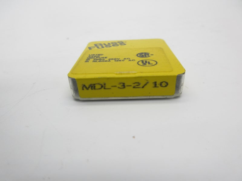 BUSSMANN MDL-3-2/10 250VAC 3-2/10A (PKG OF 5) NSFS
