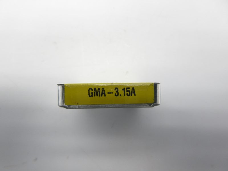 BUSSMANN GMA-3.15A 125VAC 3.15A (PKG OF 5) NSFS