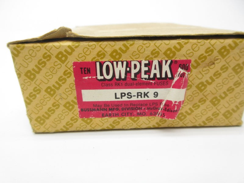 BUSSMANN LPS-RK9 600V 9A (PKG OF 10) NSMP