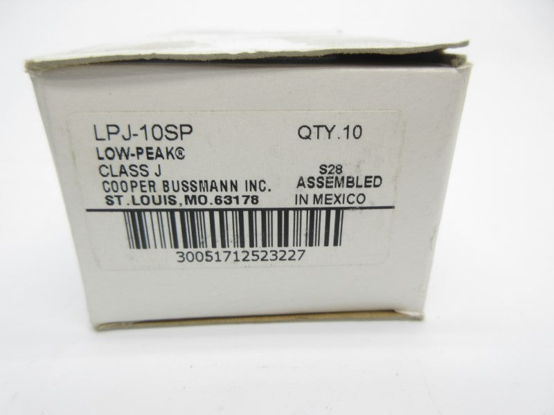 BUSSMANN LPJ-10SP 600VAC 10A (PKG OF 10) NSMP