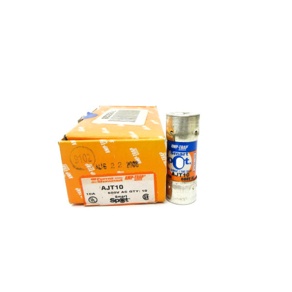 FERRAZ SHAWMUT AJT10 600VAC 10A (PKG OF 10) (ORANGE) NSMP