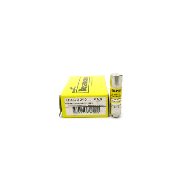 BUSSMANN LP-CC-3-2/10 600V 3-2/10A (PKG OF 10) NSMP