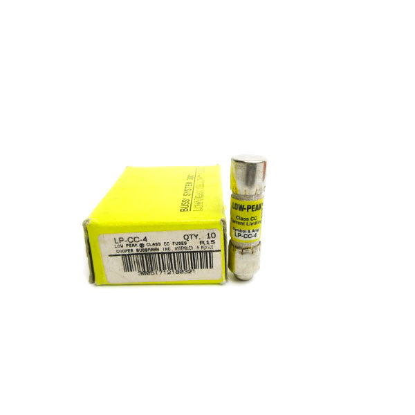 BUSSMANN LP-CC-4 600VAC 4A (PKG OF 10) NSMP