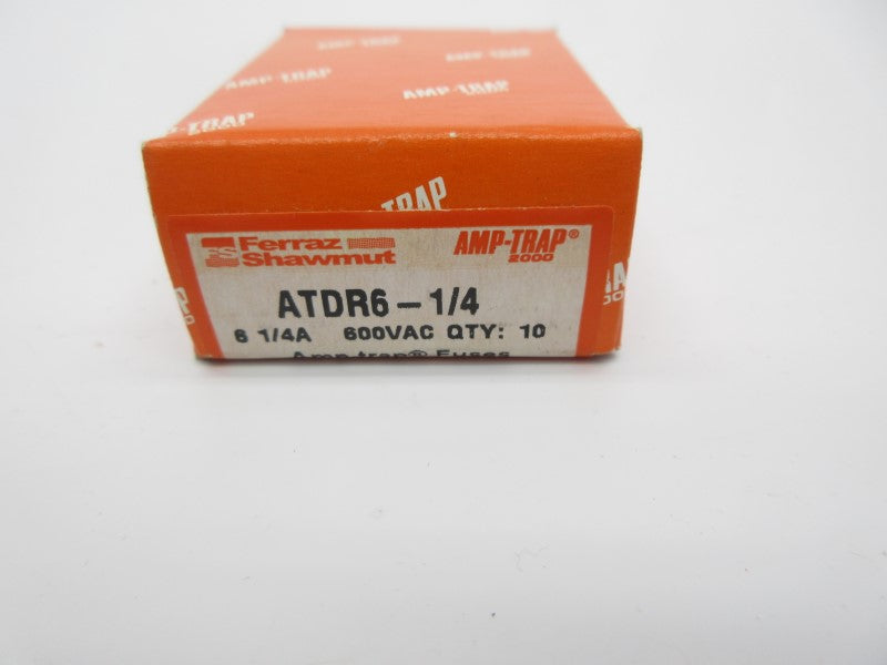 FERRAZ SHAWMUT ATDR6-1/4 600VAC 6-1/4A (PKG OF 10) NSMP