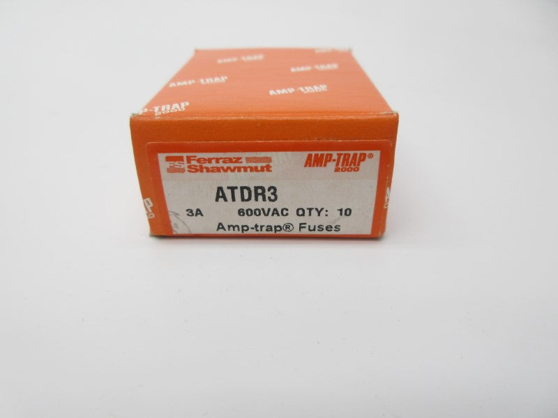 FERRAZ SHAWMUT ATDR3 600VAC 3A (PKG OF 10) NSMP