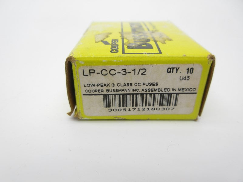 BUSSMANN LP-CC-3-1/2 600VAC 3-1/2A (PKG OF 10) NSMP