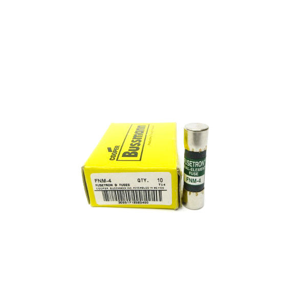 BUSSMANN FNM-4 250VAC 4A (PKG OF 10) NSMP