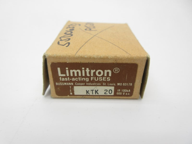 BUSSMANN KTK-20 600VAC 20A (PKG OF 10) NSMP
