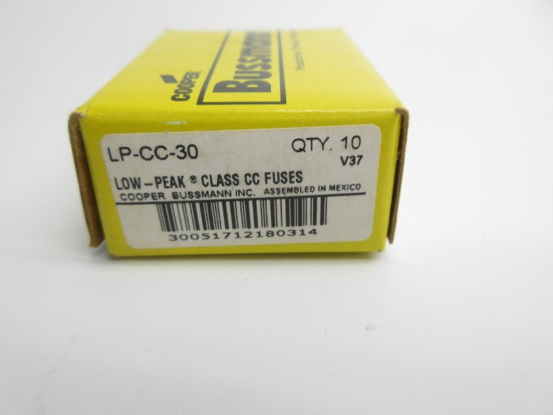 BUSSMANN LP-CC-30 600VAC 30A (PKG OF 10) NSMP