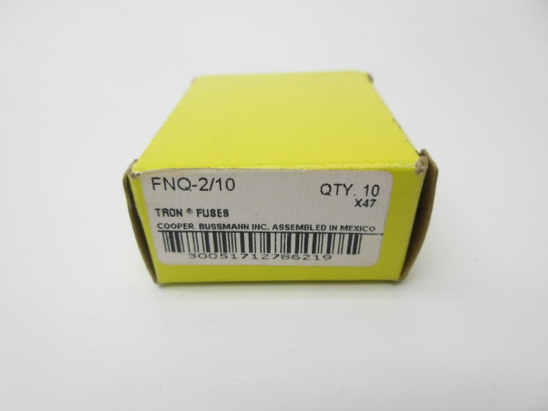 BUSSMANN FNQ-2/10 500VAC 2/10A (PKG OF 10) NSMP