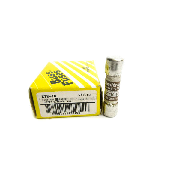 BUSSMANN KTK-10 600V 10A (PKG OF 10) NSMP