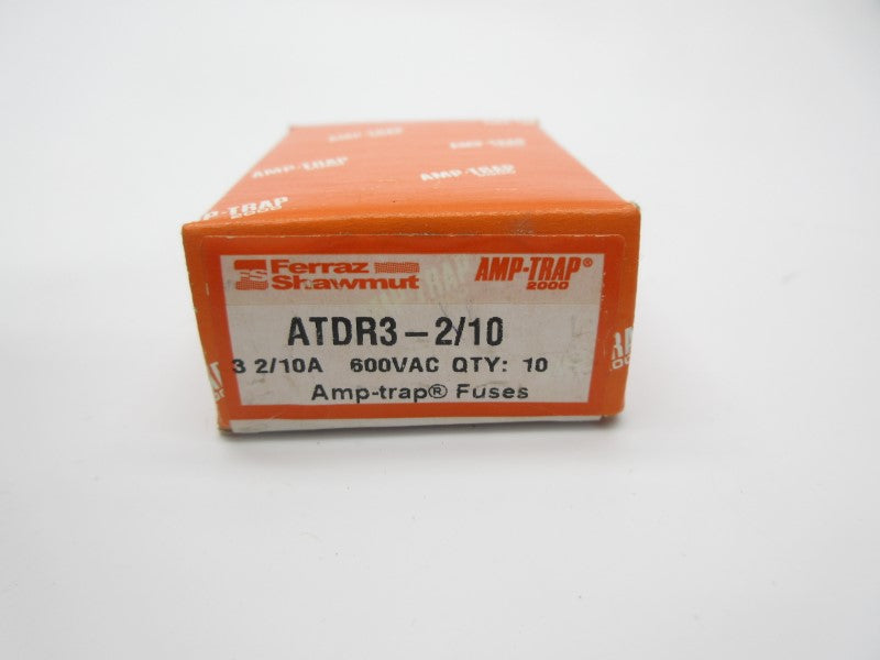 FERRAZ SHAWMUT ATDR3-2/10 600VAC 3-2/10A (PKG OF 10) NSMP