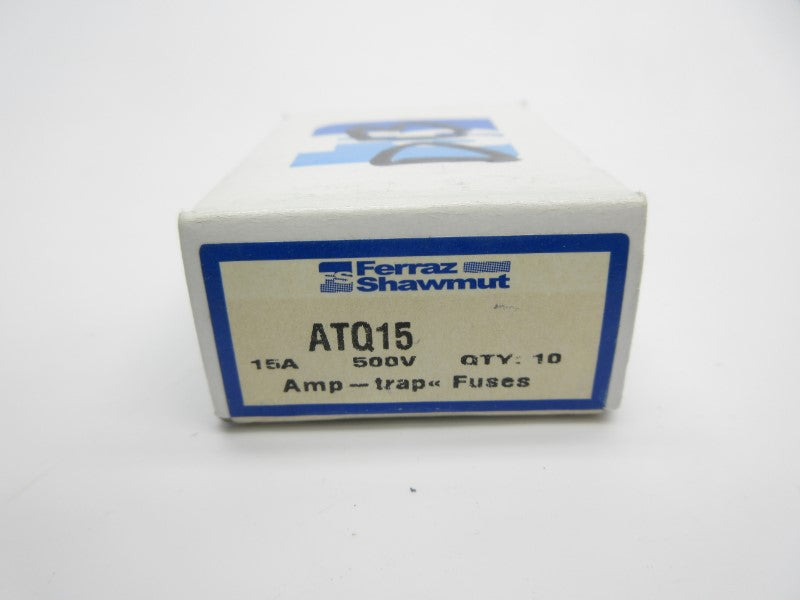 FERRAZ SHAWMUT ATQ15 500VAC 15A (PKG OF 10) NSMP