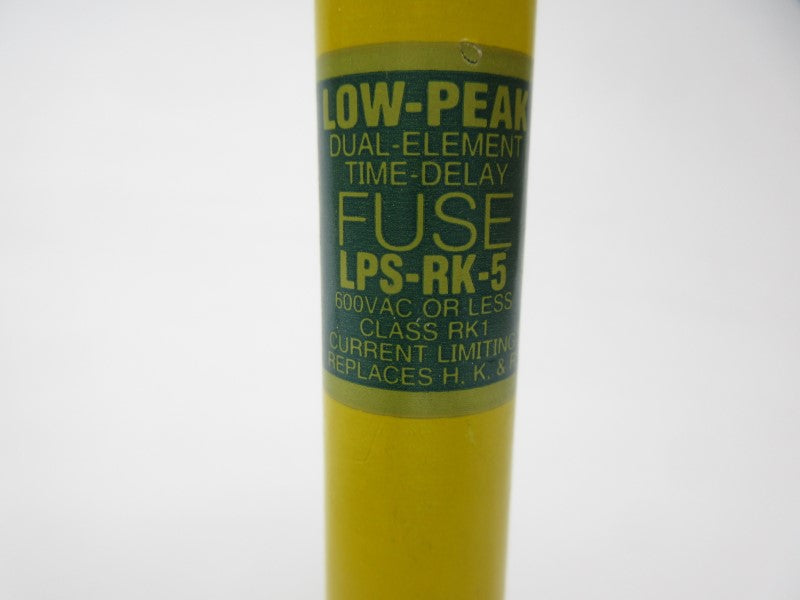 BUSSMANN LPS-RK-5 600VAC 5A (YELLOW) NSNP