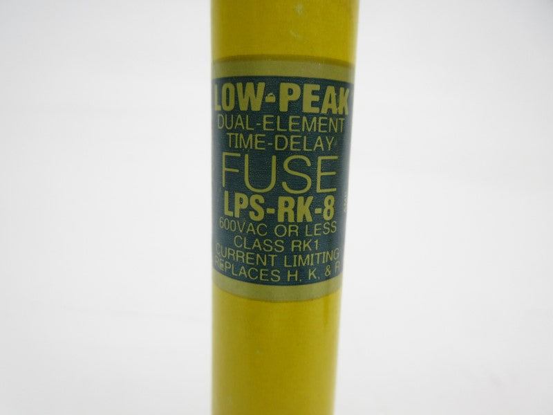 BUSSMANN LPS-RK-8 600VAC 8A (YELLOW) NSNP