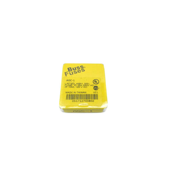 BUSSMANN AGC-1 250VAC 35A (PKG OF 5) NSMP