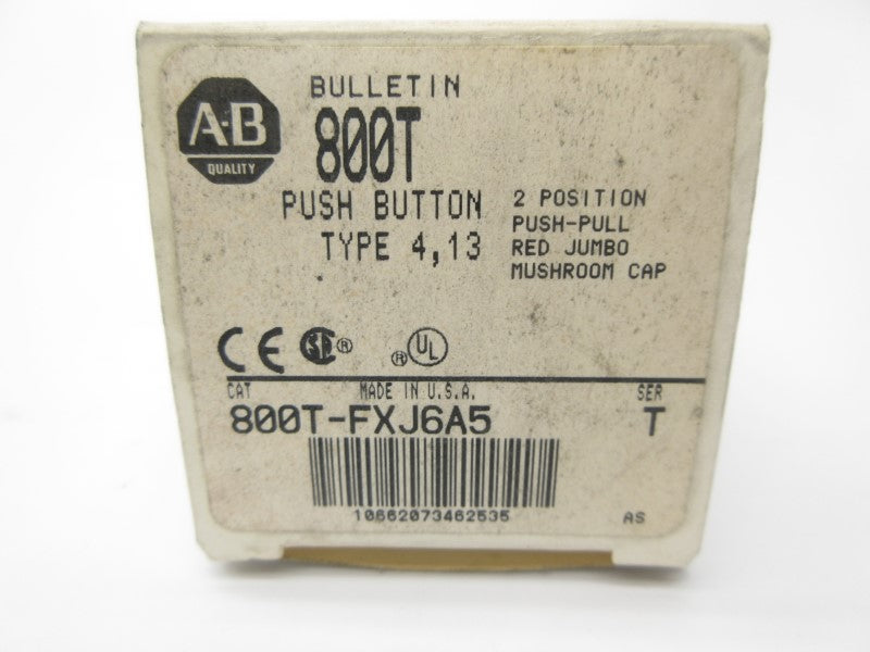 ALLEN BRADLEY 800T-FXJ6A5 SER. T (GY/BL) NSMP