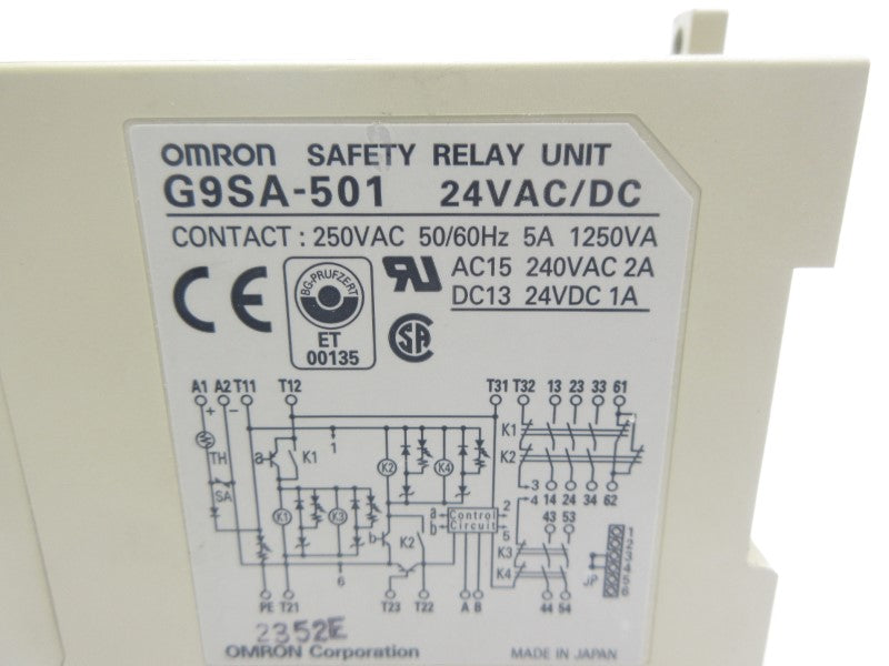 OMRON G9SA-501 24VAC/DC 1A UNMP