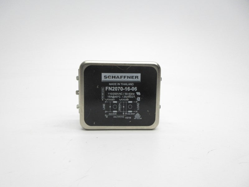 SCHAFFNER FN2070-16-06 110/250VAC 16A UNMP