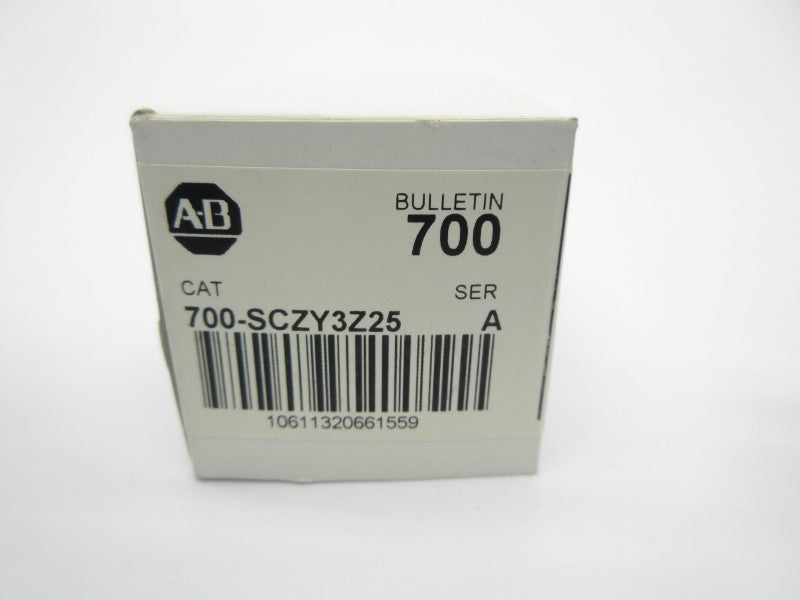 ALLEN BRADLEY 700-SCZY3Z25 SER. A 100-240VAC 3A (WH) NSMP