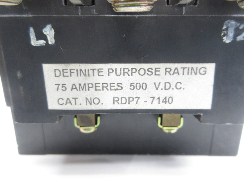 JOSLYN CLARK RDP7-7140 120V 75A NSNP