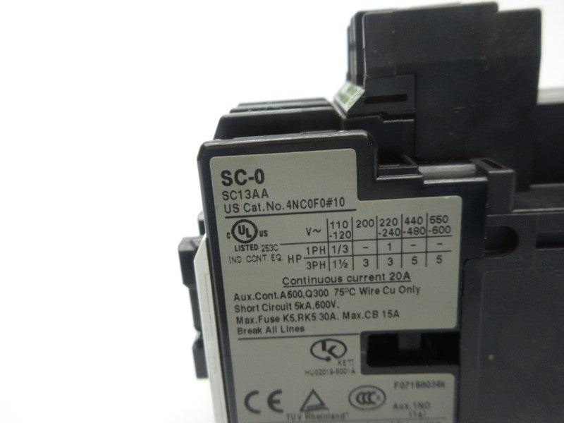 FUJI ELECTRIC 4NC0F0110 SC-0 100-110V NSNP