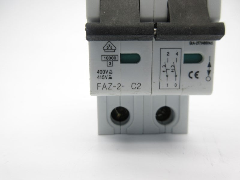 KLOCKNER MOELLER FAZ-2-C2 400/415VAC 2A NSNP