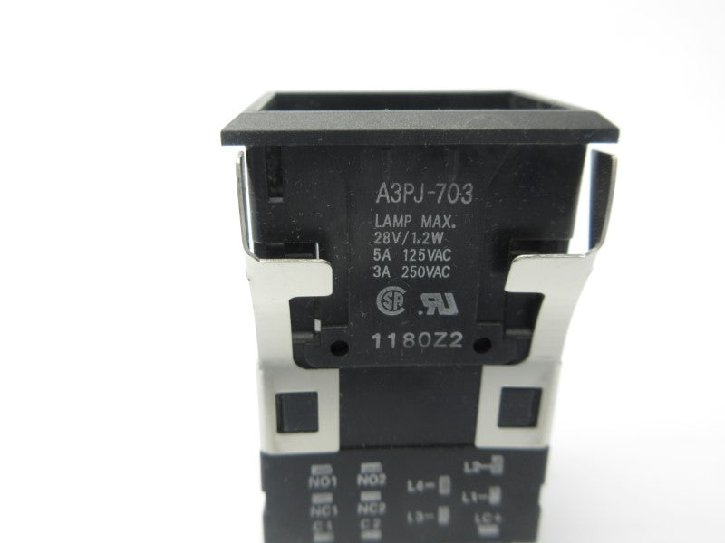 OMRON A3PJ-703 250VAC 3A (BLACK) (AS PICTURED) NSNP