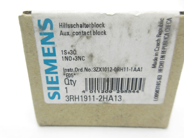 SIEMENS 3RH1911-2HA13 690V 10A NSMP