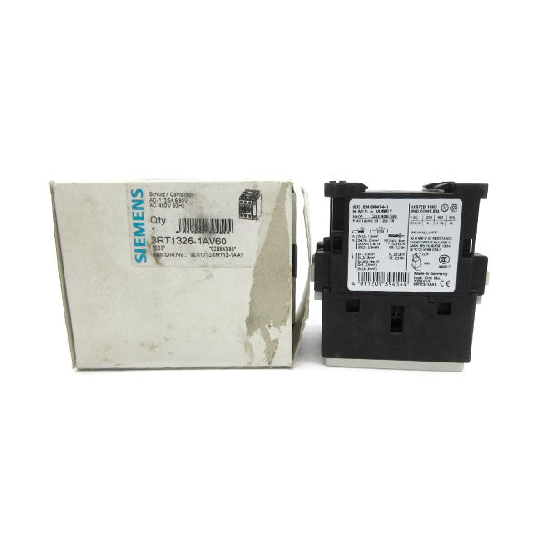 SIEMENS 3RT1326-1AV60 480VAC 35A NSMP