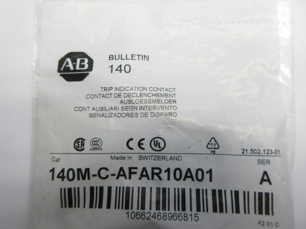 ALLEN BRADLEY 140M-C-AFAR10A01 SER. A NSMP