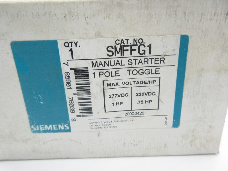 SIEMENS SMFFG1 277VDC NSMP