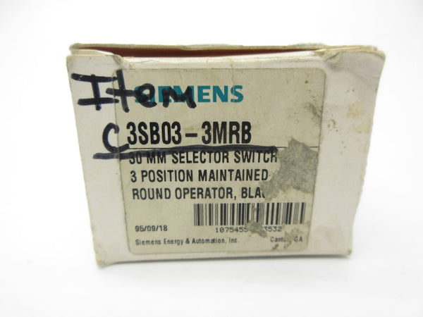 SIEMENS 3SB03-3MRB NSMP