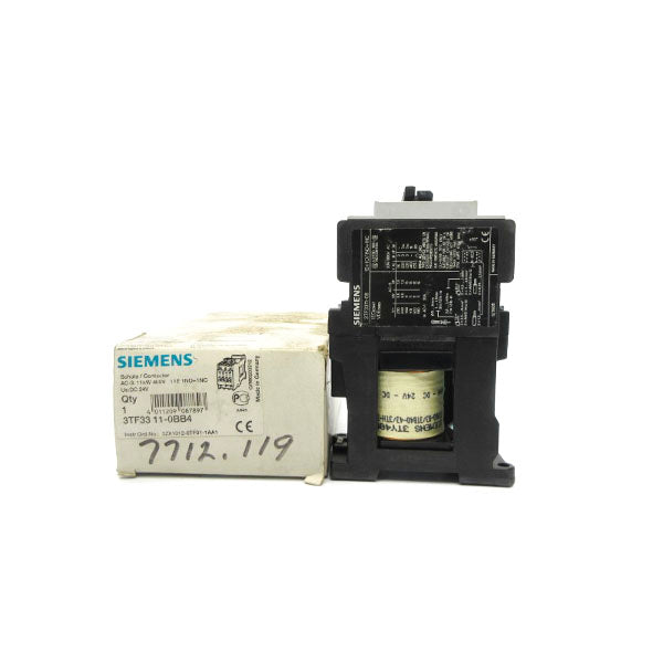 SIEMENS 3TF3311-0BB4 24VDC NSMP