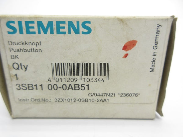 SIEMENS 3SB1100-0AB51 NSMP