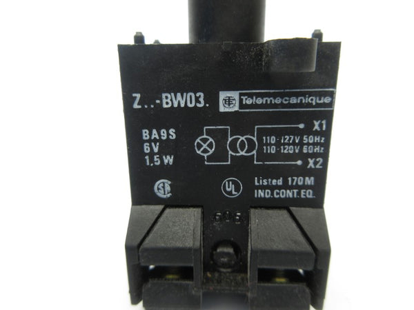 TELEMECANIQUE Z-BW03 6V (AS PICTURED) NSNP
