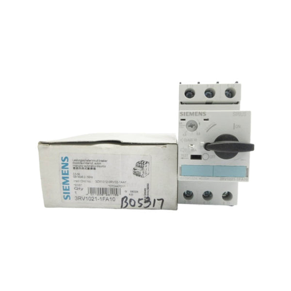 SIEMENS 3RV1021-1FA10 600V 3.5-5A NSMP