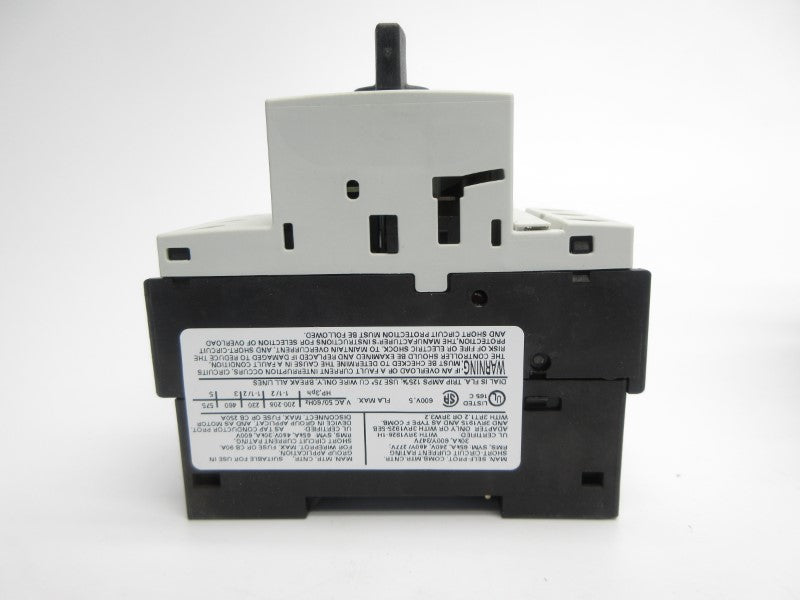 SIEMENS 3RV1021-1FA10 600V 3.5-5A NSMP