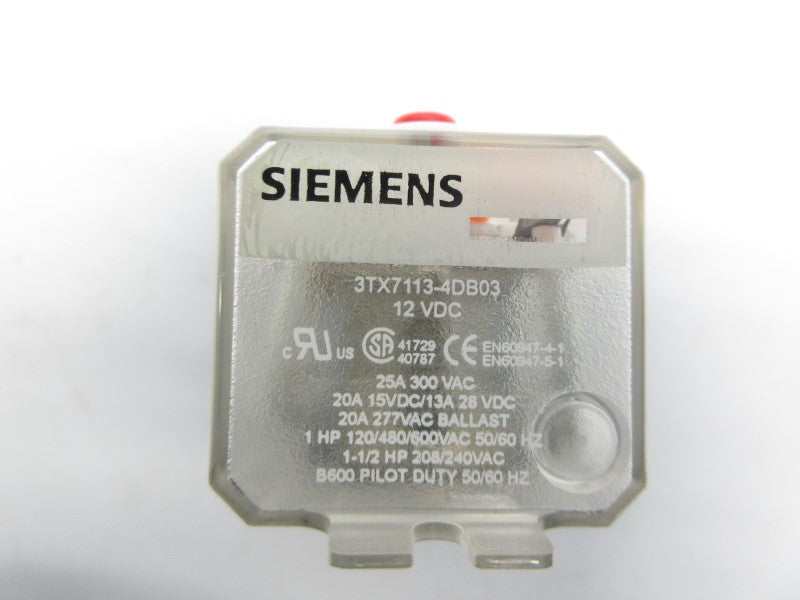 SIEMENS 3TX7113-4DB03 12VDC UNMP